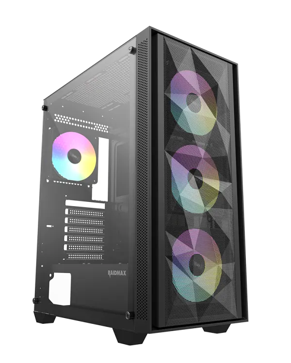 Kuciste Raidmax TALOS II V217TBF Black RGB 650W (RX-650XTB) Slika 1