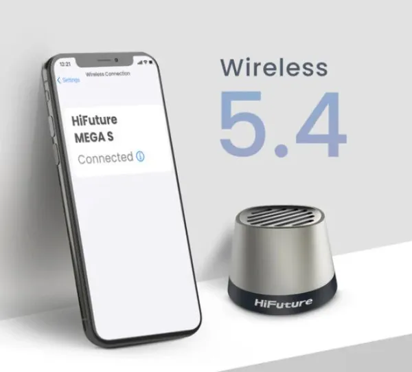 Bluetooth zvučnik HiFuture Mega S 5W srebrni Slika 2