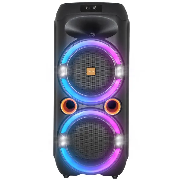 Zvucnik Mikado MD-208KP 40W,3600mAh 3,5mm USB, Bluetooth, micro SD crni Slika 4