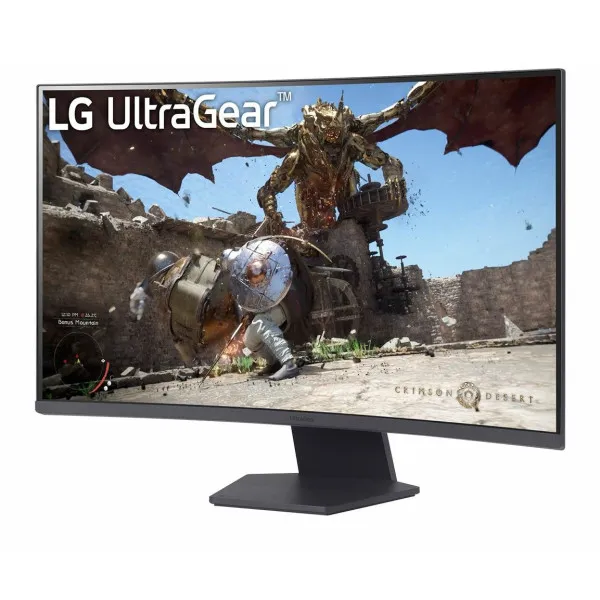 Monitor 31.5" LG 32GS60QX-B VA 2560x1440/180Hz/1ms/2xHDMI/DP/zakrivljeni Slika 5