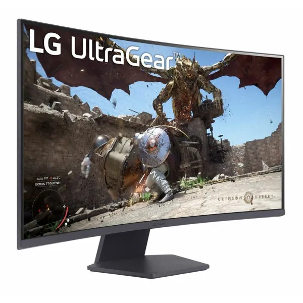 Monitor 31.5" LG 32GS60QX-B VA 2560x1440/180Hz/1ms/2xHDMI/DP/zakrivljeni Slika 3