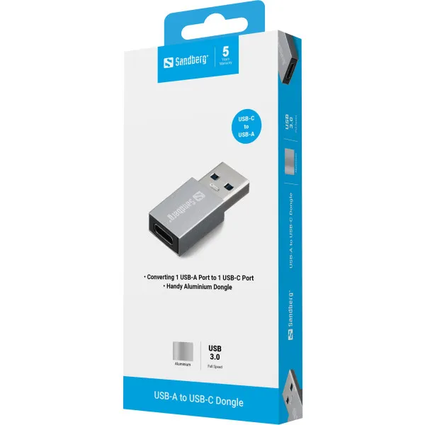 Adapter Sandberg 136-46 USB-A na USB-C Slika 3
