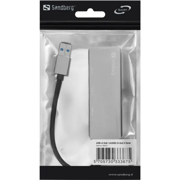 USB HUB Sandberg 333-67 1 x USB3.0 + 3 x 2.0 SAVER Slika 2