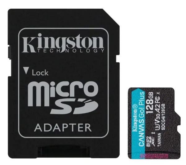 Micro SD Kingston 128GB Canvas Go Plus U3 V30 A2, SDCG4/128GB Slika 1
