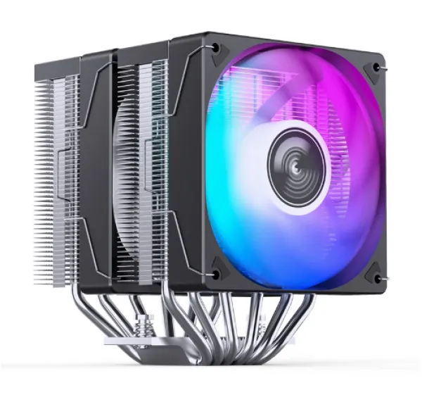 CPU Hladnjak Jonsbo CR-3000E DualTower RGB 260W TDP CRNI Slika 5