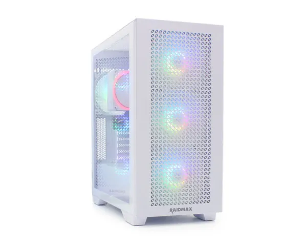 Kućište Raidmax Meshiah X605 Full Tower 4 x ARGB fan/Beli/X605TWF WT Slika 1