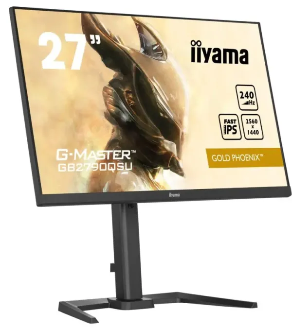 iiyama Monitor 27" Iiyama GB2790QSU-B5 IPS 2560x1440/240Hz/1ms/HDMI/DP/USB/zvučnici Slika 3