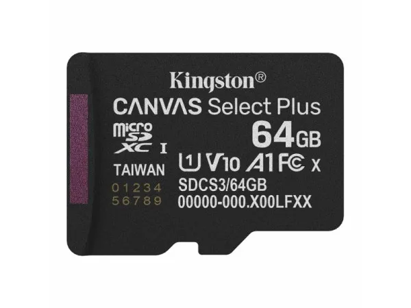 Micro SD Kingston 64GB Canvas Select Plus SDCS3/64GBSP bez adaptera Slika 1