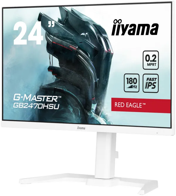 iiyama Monitor 23.8" Iiyama GB2470HSU-W6 IPS 1920x1080/180Hz/0.2ms/HDMIDP/USB/zvučnici Slika 5