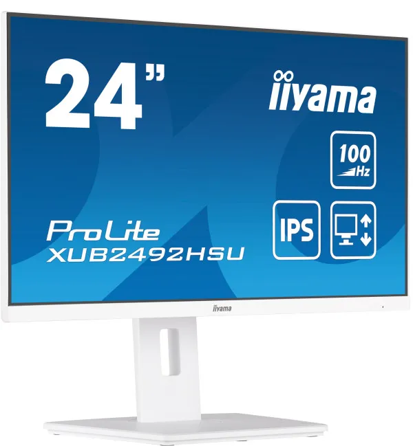 iiyama Monitor 23.8" Iiyama XUB2492HSU-W6 IPS 1920x1080/100Hz/0.4ms/HDMI/DP/USB/zvučnic Slika 6
