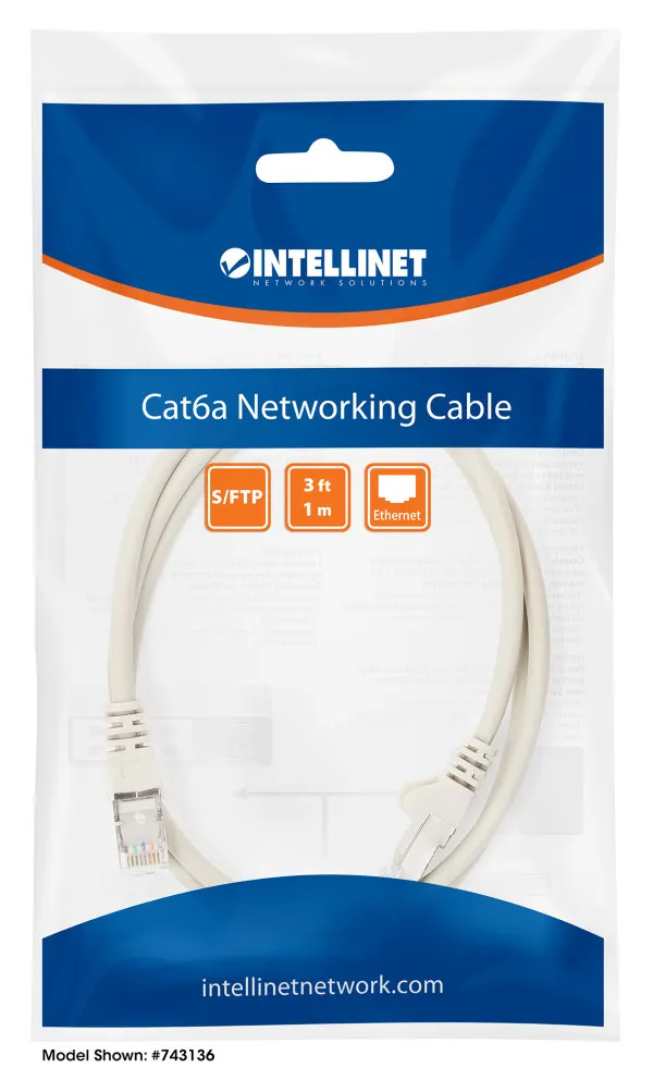 INTELLINET LAN SFTP kabl intellinet 317245 Cat6A CU/LS0H/Sivi/5m Slika 2