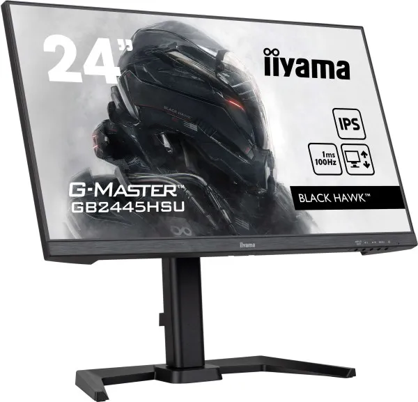iiyama Monitor 23.8" Iiyama GB2445HSU-B2 IPS 1920x1080/100Hz/1ms/HDMI/DP/USB/pivot/zvuč   Slika 6