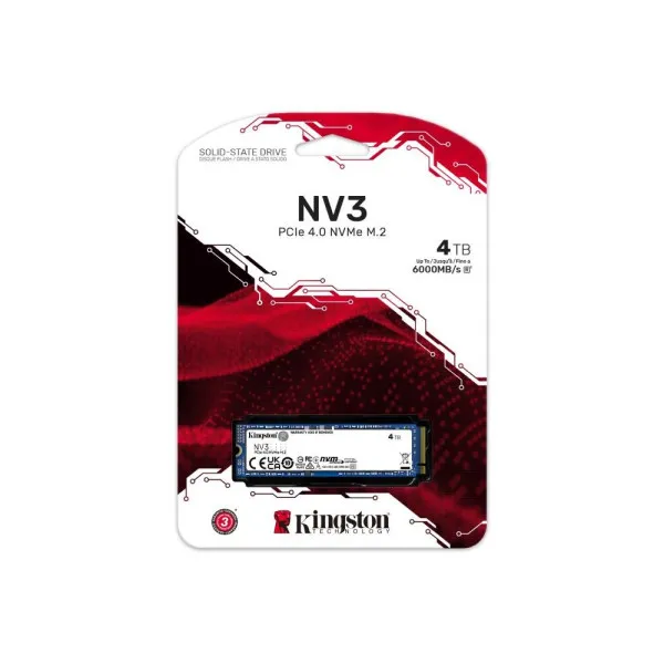 SSD M.2 NVMe Kingston NV3 4TB, Gen.4 SNV3S/4000G Slika 1
