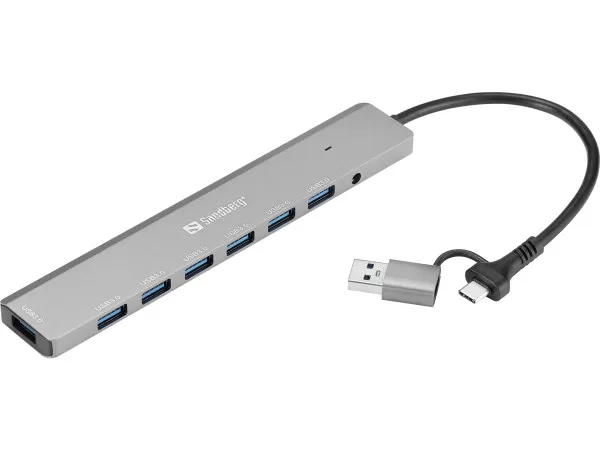 Nedefinisan USB HUB Sandberg 136-66 USB-A/USB-C 7 port USB 3.0 Slika 1