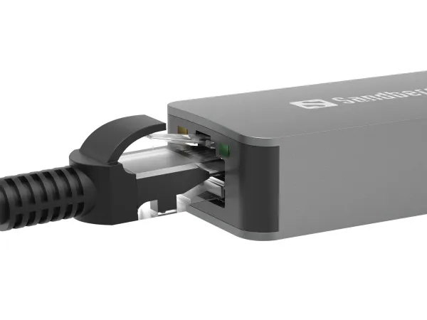 USB adpater Sandberg 136-68 USB-C/A na RJ-45 Gigabit Slika 2