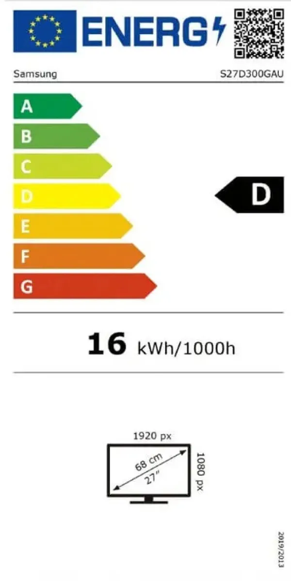 Monitor 27" Samsung LS27D300GAUXEN IPS 1920x1080/100Hz/5ms/HDMI/VGA/VESA Slika 2
