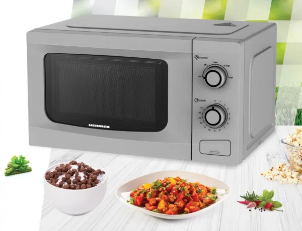 Heinner Mikrotalasna pećnica HEINNER HMW-M2035SL 20l/700W/mehanička/siva Slika 1