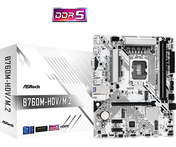 MB s1700 ASRock B760M-HDV/M.2 D5 Slika 1