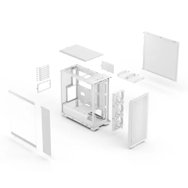 Fractal Design Kuciste FractalDesign Epoch White TG Clear tint, FD-C-EPO1A-03 Slika 4
