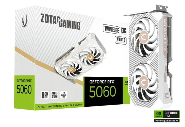 ZOTAC SVGA Zotac RTX 5060 Twin Edge OC 8GB GDDR7 White Edition, ZT-B50600Q-10M Slika 2