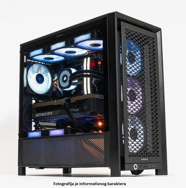 DSC - Powered by Corsair Računar DSCL Ryzen 5 7600/32GB/M.2 1TB/RTX5060 8GB/650W Slika 1