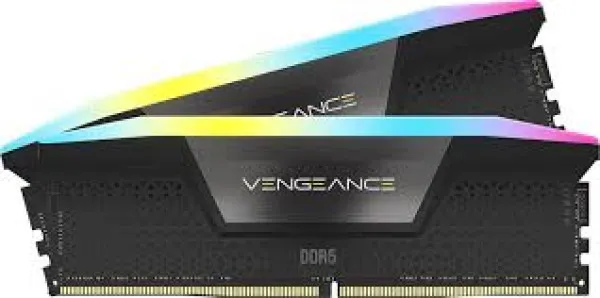 CORSAIR RAM Corsair VENGEANCE RGB DDR5 32GB (2x16GB) 6400MT/s CMH32GX5M2B6400C36 Slika 1