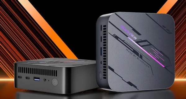 BlackView MP100 AMD R7 7430U/16GB/512GB/1xHDMI+1xDP/RJ45/BT/WiFI/W11P Black Slika 3