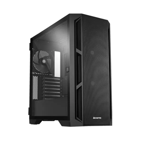 CHIEFTEC Kuciste Chieftec APEX AIR CRNO, EATX Gaming Case, Mesh, fans, GA-01B-M-OP Slika 1