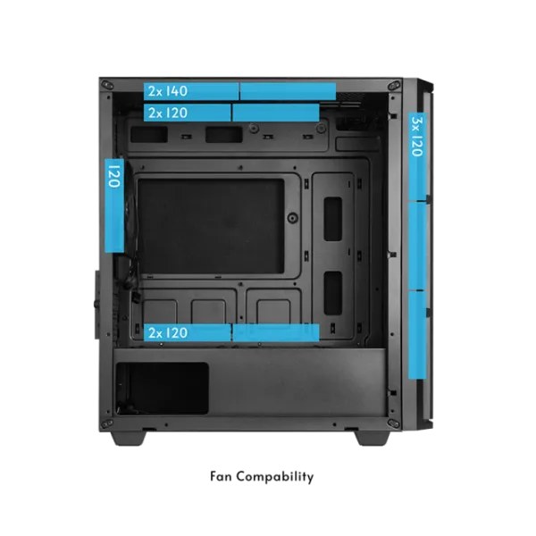 CHIEFTEC Kuciste Chieftec Pro mini mATX, Crni AZ-01B-OP Slika 3