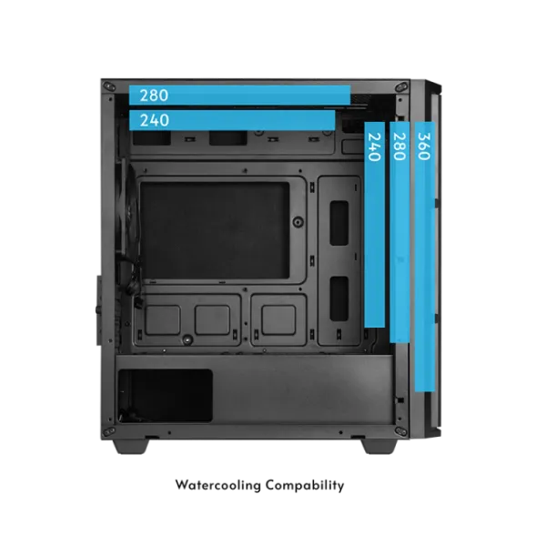 CHIEFTEC Kuciste Chieftec Pro mini mATX, Crni AZ-01B-OP Slika 5