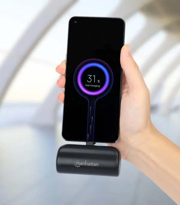 Powerbank Manhattan 102612 5000mAh 20W/Black/USB-C Slika 6