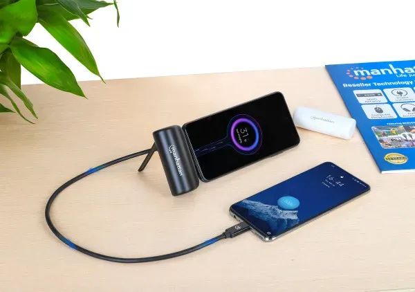 Powerbank Manhattan 102612 5000mAh 20W/Black/USB-C Slika 4