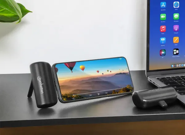 Powerbank Manhattan 102612 5000mAh 20W/Black/USB-C Slika 3
