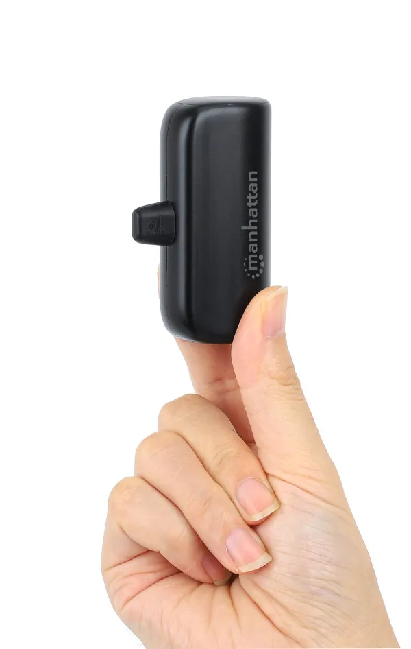 Powerbank Manhattan 1026336 5000mAh 10W/Black/USB-C Slika 3