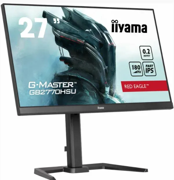 iiyama Monitor 27" Iiyama GB2770HSU-B6 IPS 1920x1080/180Hz/0,2ms/HDMI/DP/USB/zvučnici Slika 3