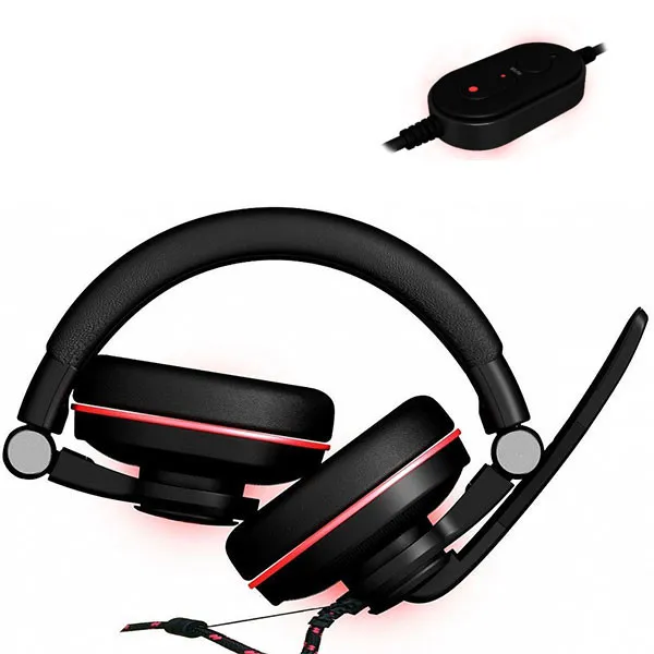 Slusalice sa mikrofonom EpicGear Sonorouz SE 7.1 USB crno crvene Slika 2