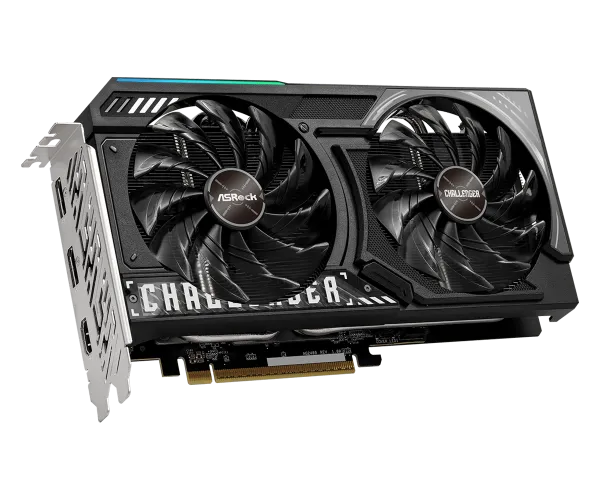 ASRock SVGA ASrock RX 9060 XT Challenger 16GB/GDDR6/128bit/crna, RX9060XT CL 16GO Slika 2