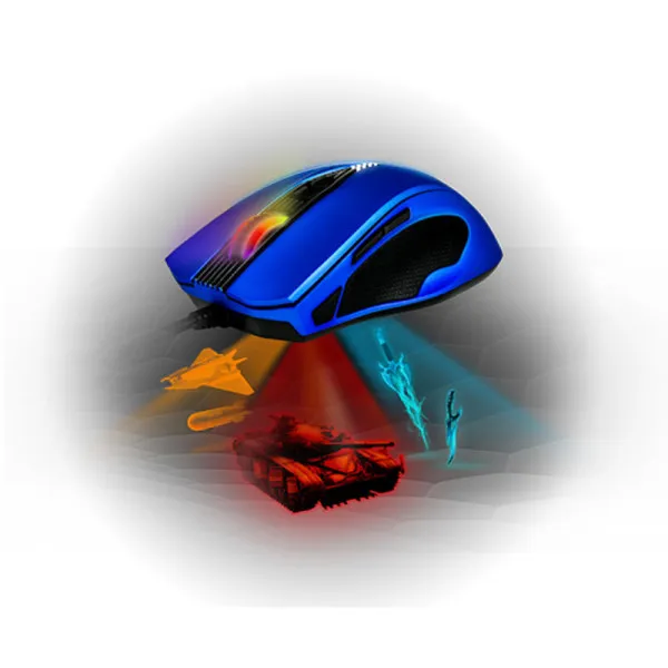 EpicGear Miš USB EPICGEAR Gekkota plavi Slika 4