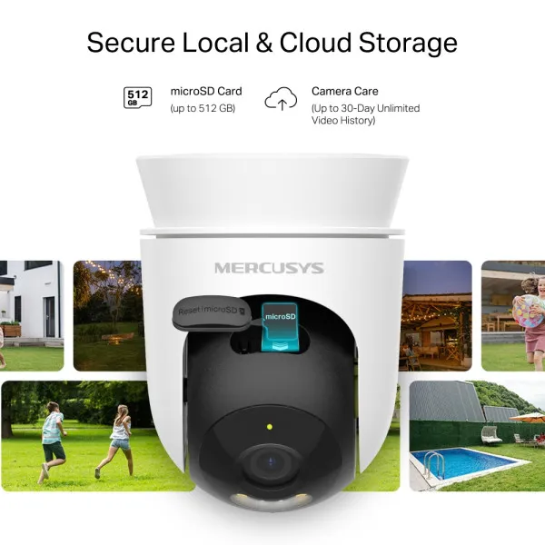 WiFi kamera Mercusys MC500 PTZ/FHD/Micro SD/Outdoor Slika 7