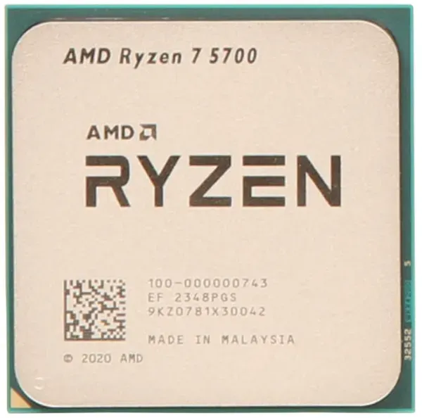 Nedefinisan CPU AM4 AMD Ryzen 7 5700 8C/16T, 3.70-4.60GHz 100-000000743 Tray Slika 1