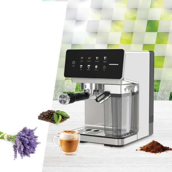 Heinner Espresso aparat HEINNER HEM-LK20DMLK/20bar/1,6l/posuda za mleko Slika 3
