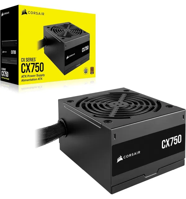 CORSAIR Napajanje 750W Corsair CX750 80+ Bronze Crno, CP-9020279-EU Slika 1