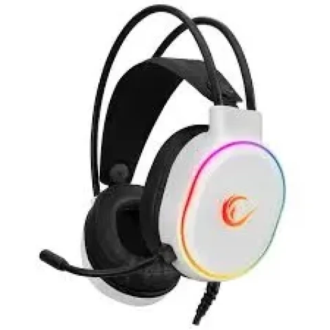 Slušalice žične gaming Rampage ROGUE RGB bele 36120 Slika 1