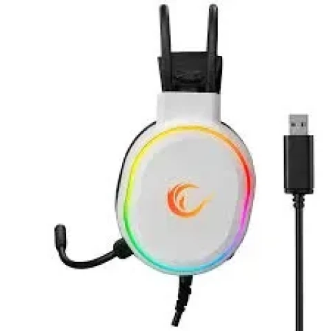 Slušalice žične gaming Rampage ROGUE RGB bele 36120 Slika 2