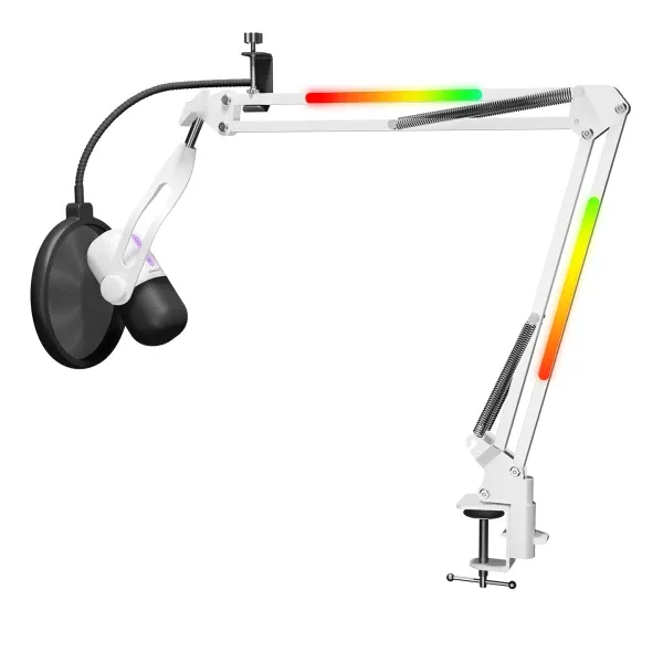 Mikrofon Rampage Arpeggio RGB beli 42797 Slika 2