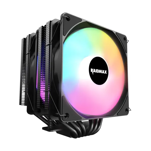 CPU hladnjak Raidmax AC1226B ARGB DualTower 2x120mm/250W TDP Slika 1