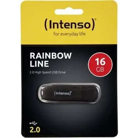 USB Flash Intenso 16GB Rainbow Line USB2.0 3502470 Black Slika 1