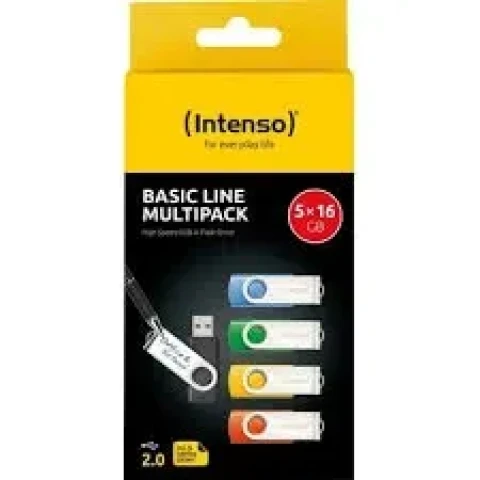 USB Flash Intenso 16GB Basic Line USB2.0 3503575 pakovanje 5kom. Slika 1
