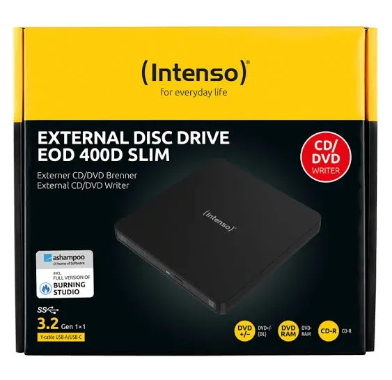 CD DVD-RW Intenso EOD 400D eksterni crni Slika 2