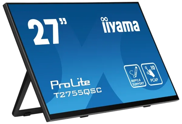 iiyama Monitor 27" Iiyama ProLite T2755QSC-B1 IPS 2560X1440/75Hz/5ms/HDMI/USB/touch Slika 1